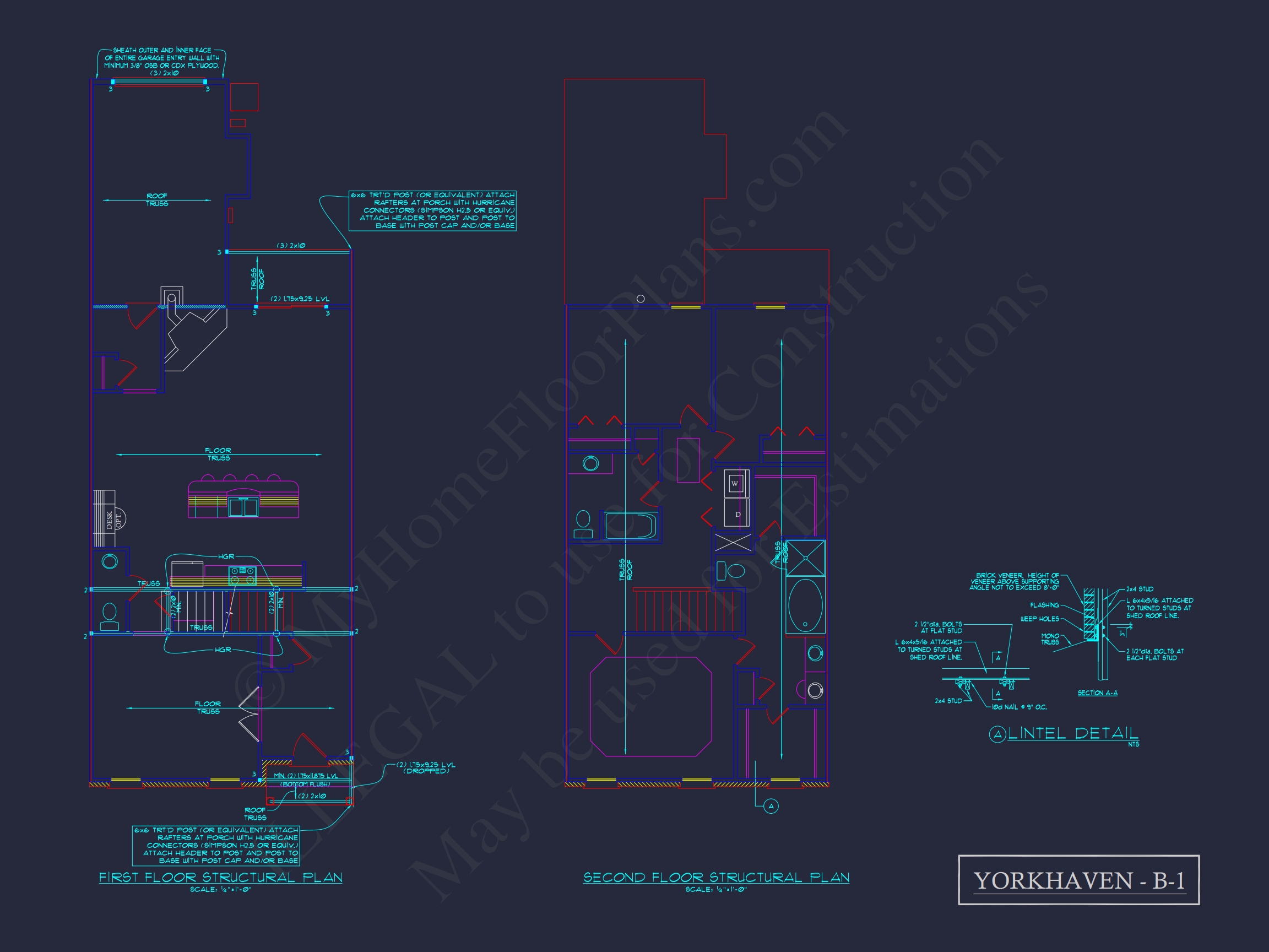 Traditional Townhome Floor Plan with Colonial Revival Design