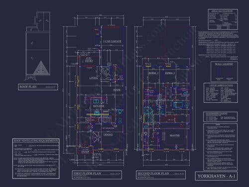 Traditional Townhome Floor Plan with Colonial Revival Design