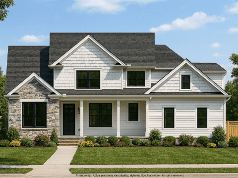 Versatile 2-Story House Plan with Craftsman & Farmhouse Style
