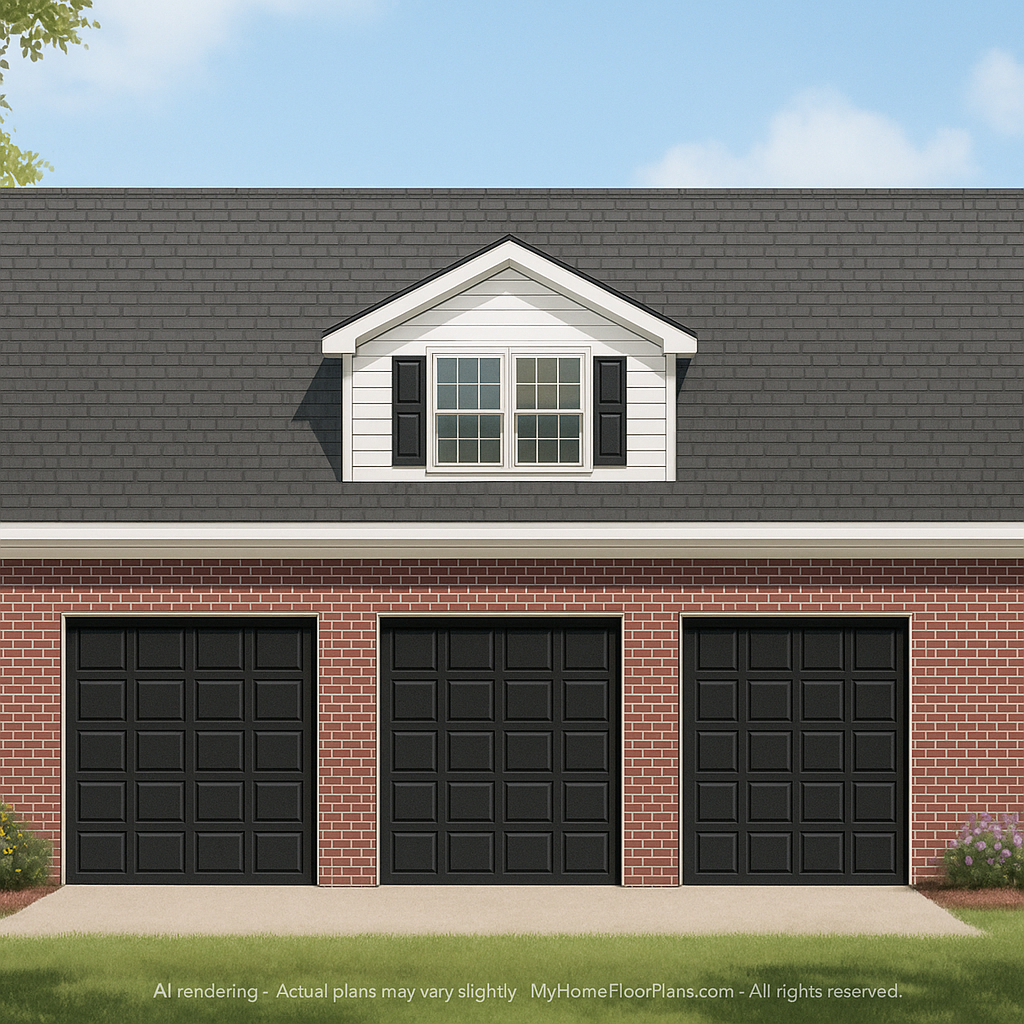 arage apartment-style house plan