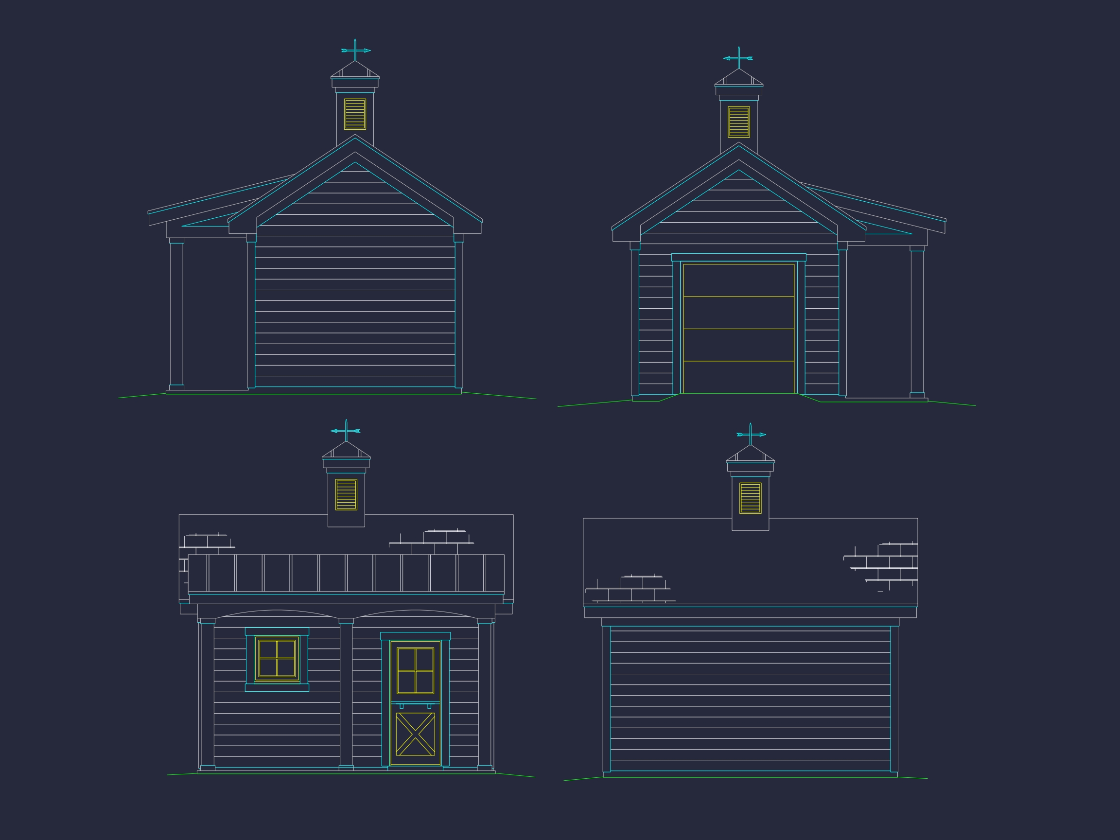 Compact Shed Plan: 16'x16' Garden Shed with Covered Porch & Vaulted Ceilings