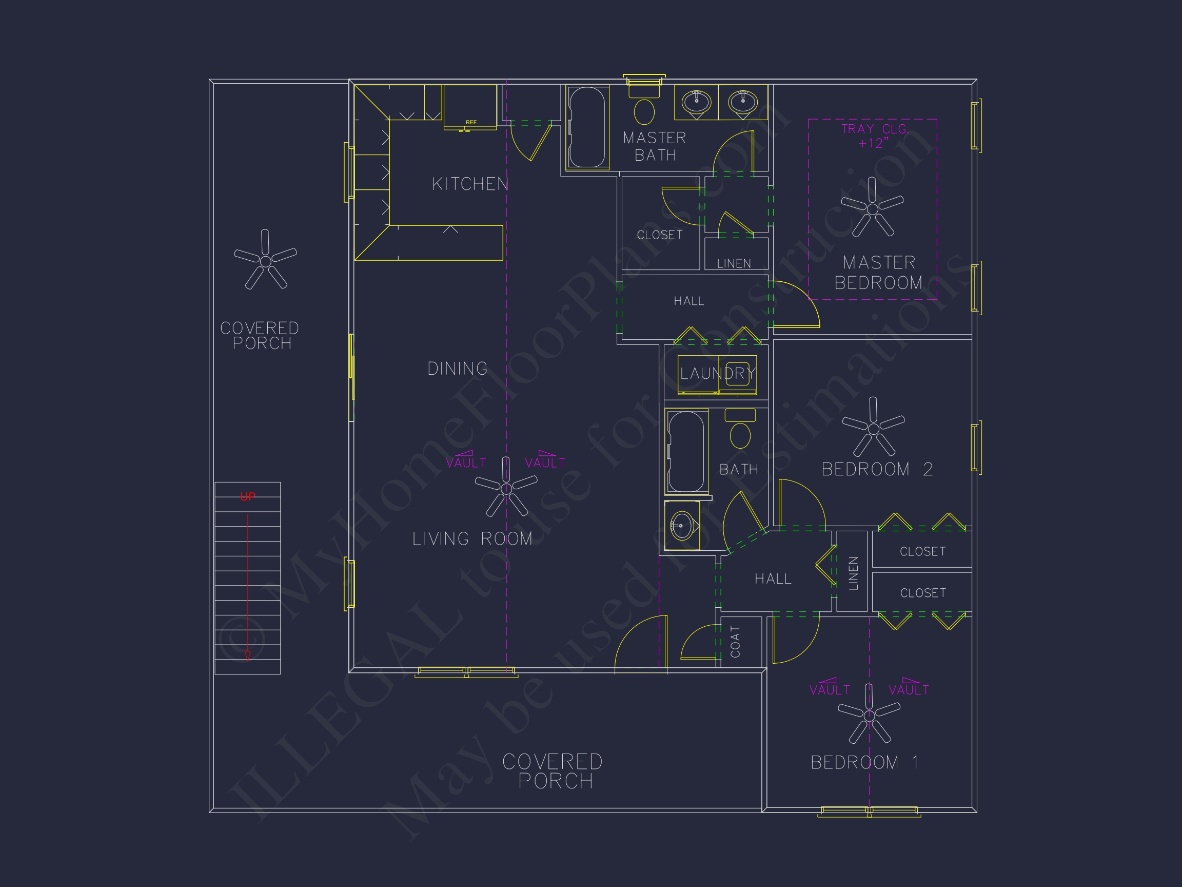 Beach Home Plan: 1,320 Sq. Ft. Coastal Design with CAD Floor Plan
