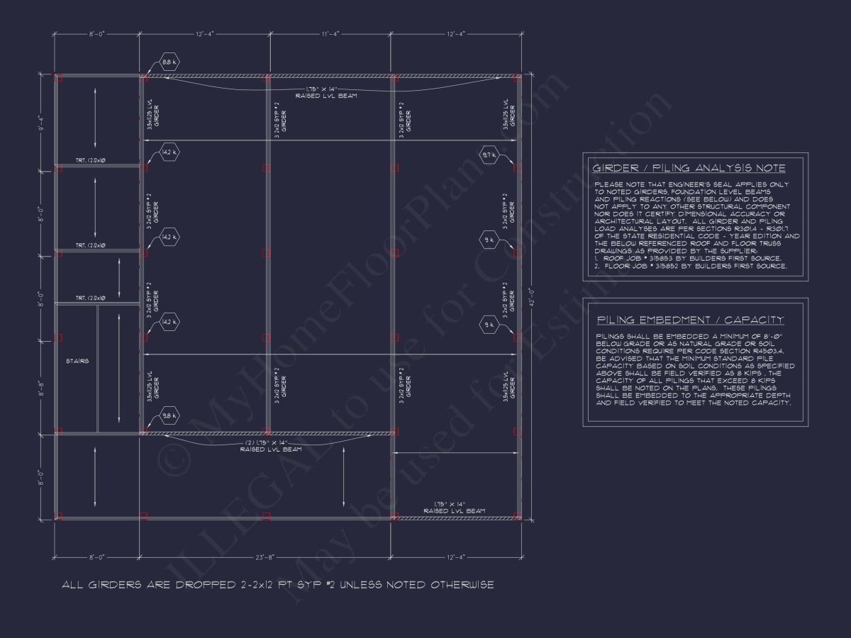 Beach Home Plan: 1,320 Sq. Ft. Coastal Design with CAD Floor Plan