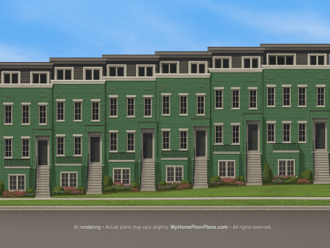 strongElegant Multi-Level Home Plans Floor Blueprints and CAD Designs