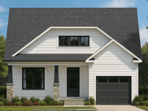 DO NOT cut off left or right side of image! The ENTIRE house should be shown. Must be in Landscape orientation!