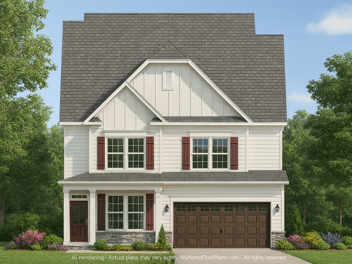4-Bedroom Craftsman House Plan with CAD Designs & Open Layout