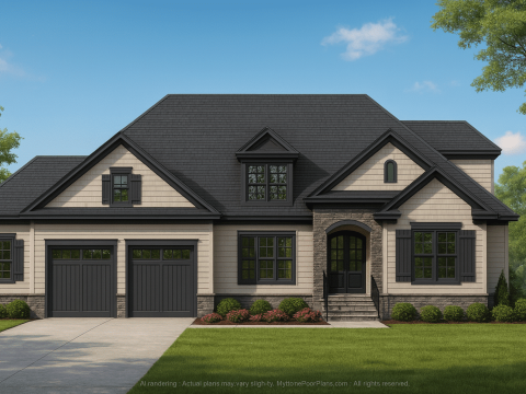 4-Bedroom Southern Home Plan with Open Floor Designs