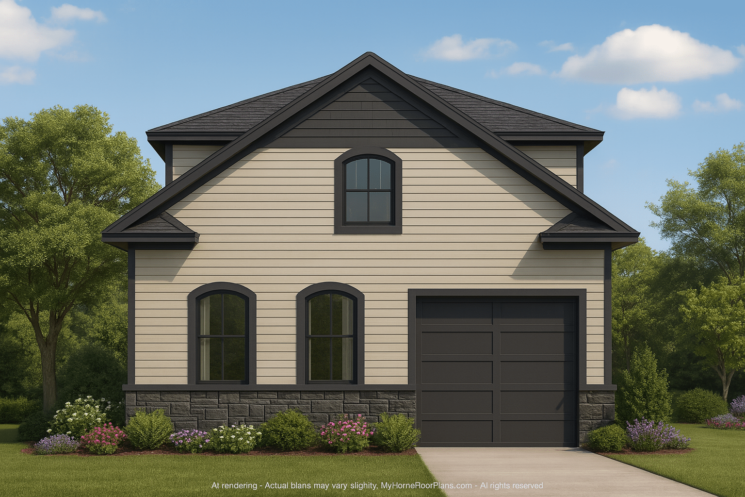 Affordable 2-Story Garage Plan with Living Space and CAD Designs