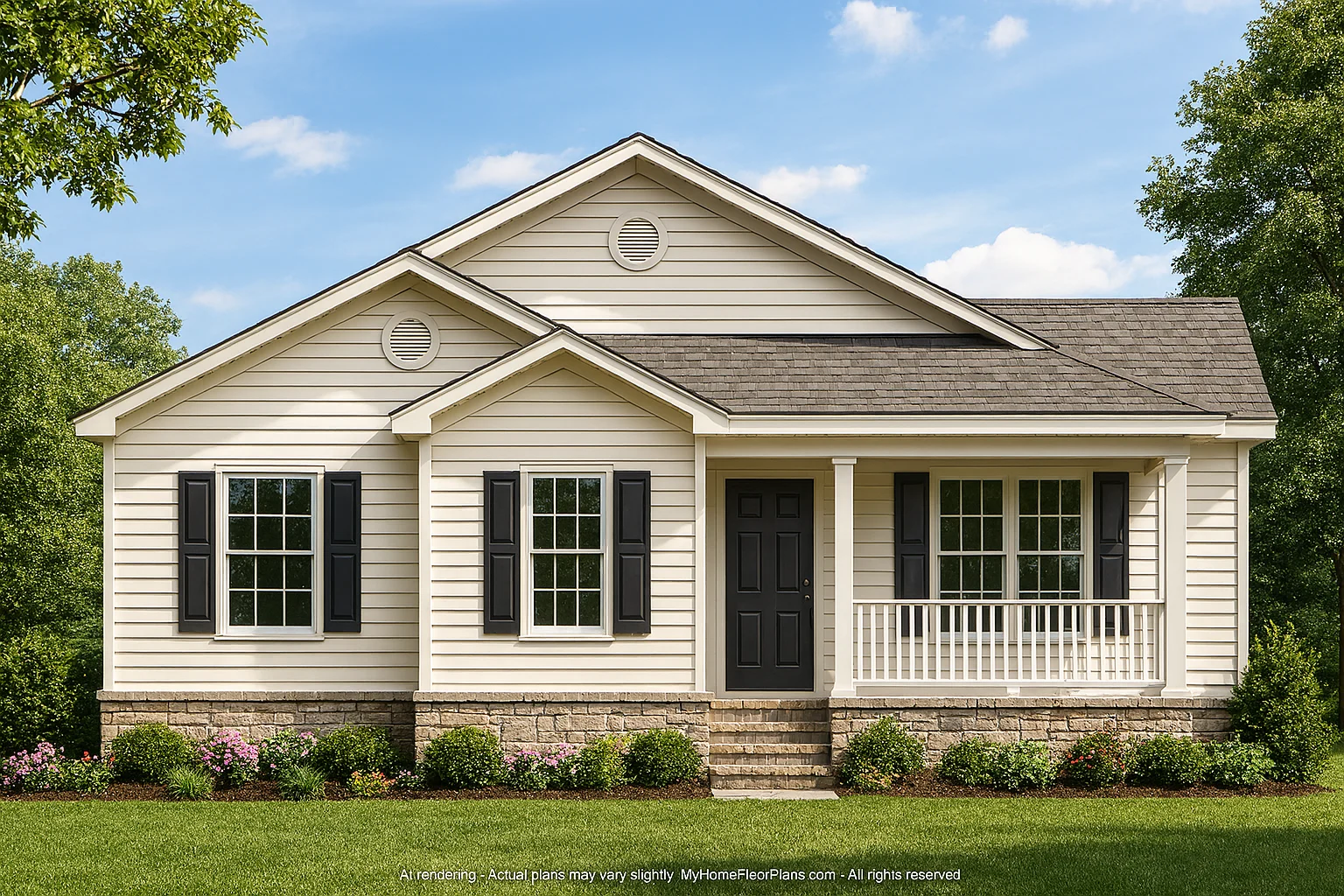 Affordable Ranch House Plan with 6 Bedrooms and CAD Blueprints
