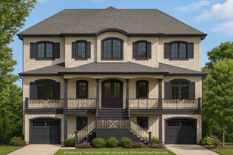 Beach Home Plan with CAD Design & Stunning Architecture