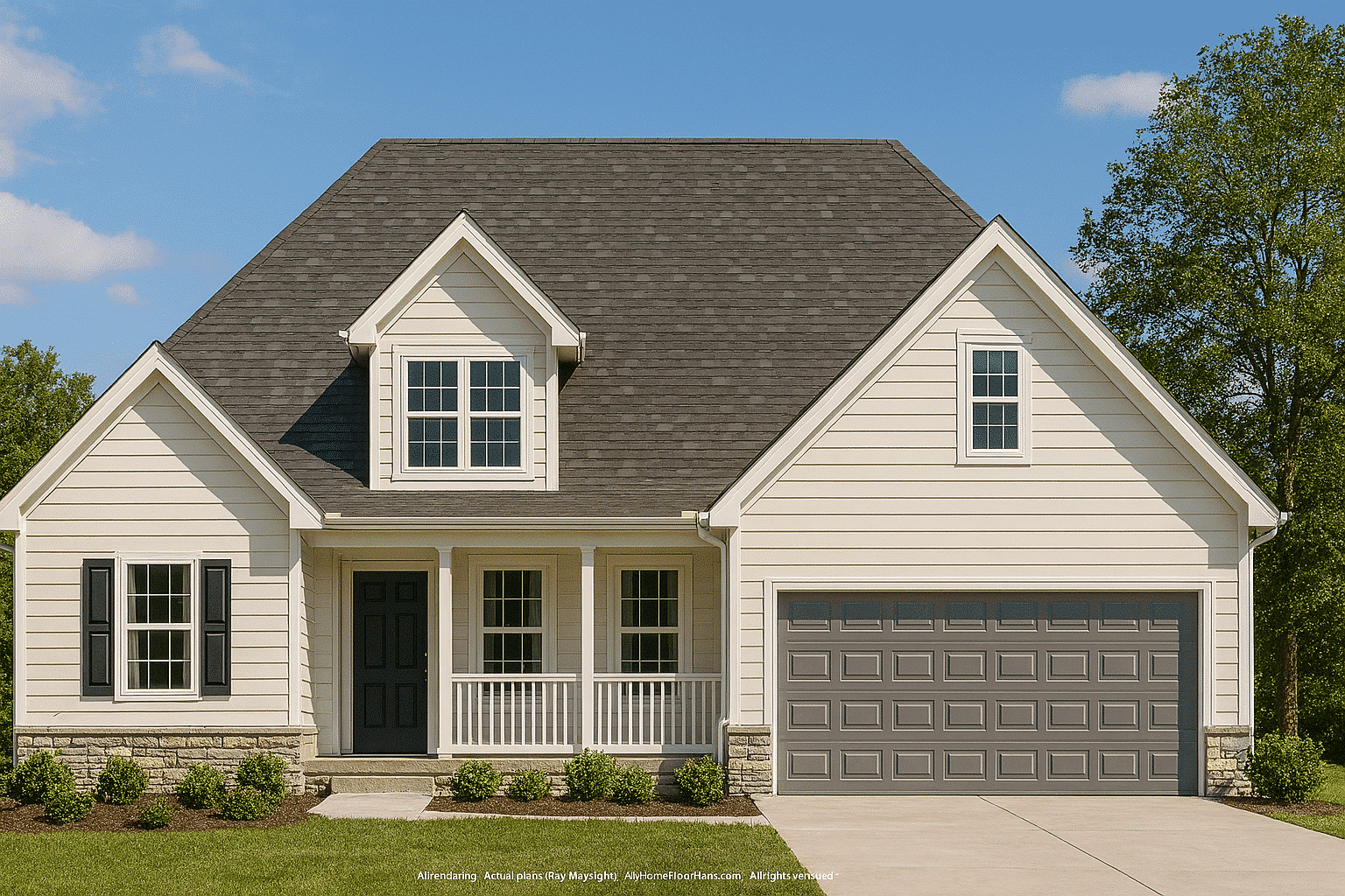 Beautiful 1.5-Story House Plan with Bonus Room & Craftsman Style