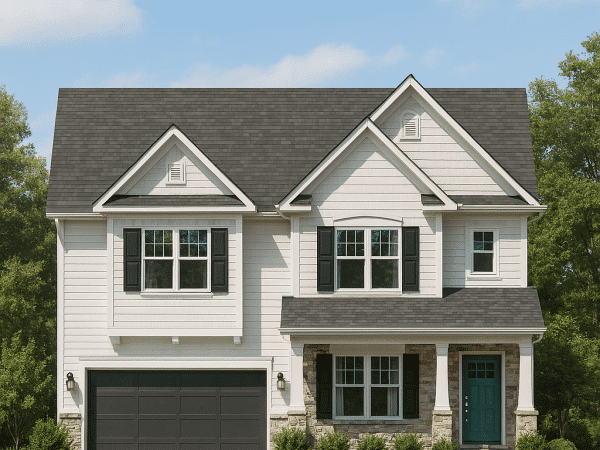 Beautiful 2-Story Home Plan with CAD Designs and 13 Elevations