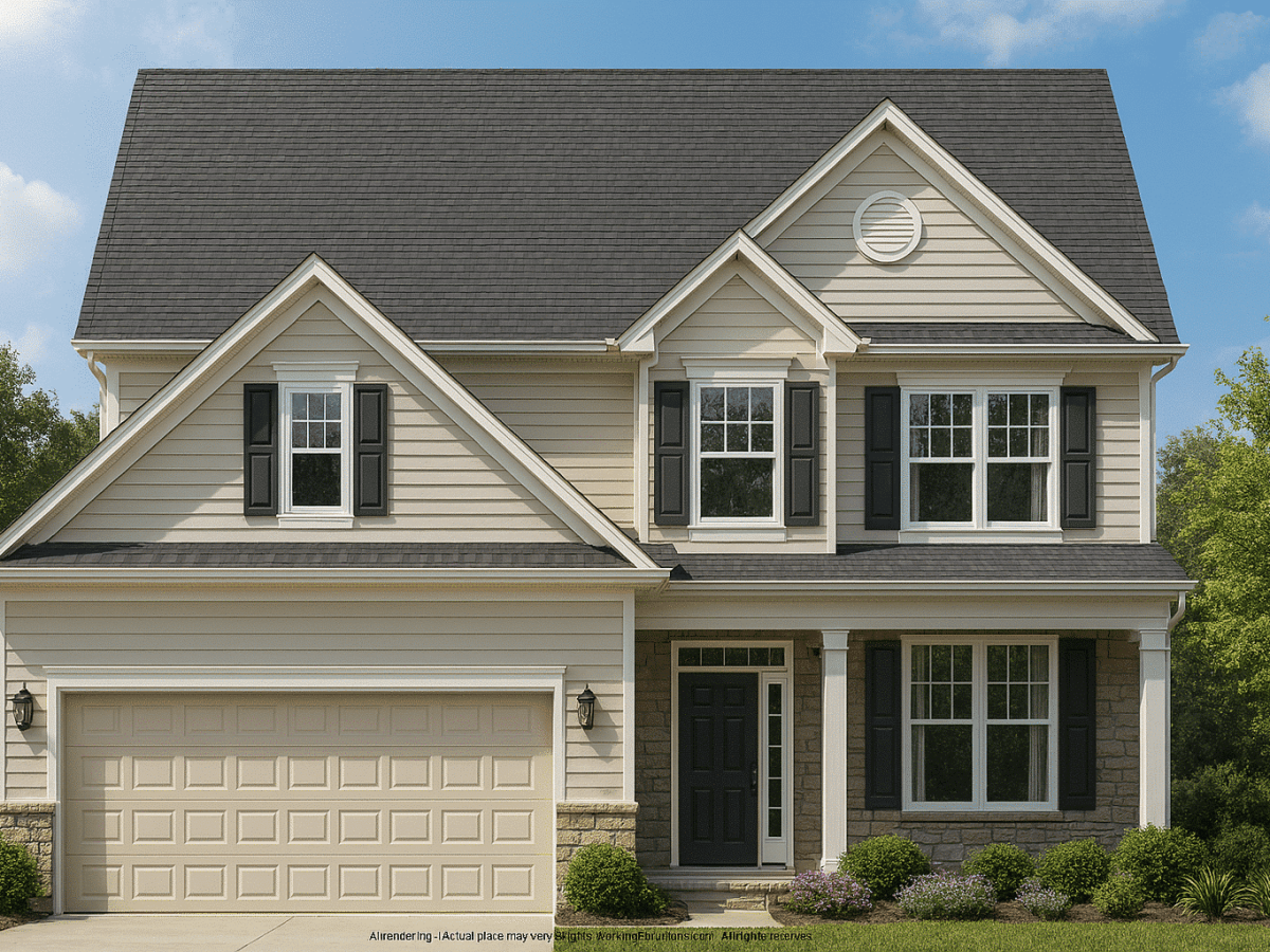 Beautiful 2-Story House Plan with 4 Bedrooms, 2.5 Baths, and CAD Designs