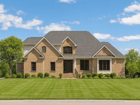 Beautiful 2-Story House Plan with Colonial Revival and Craftsman Design