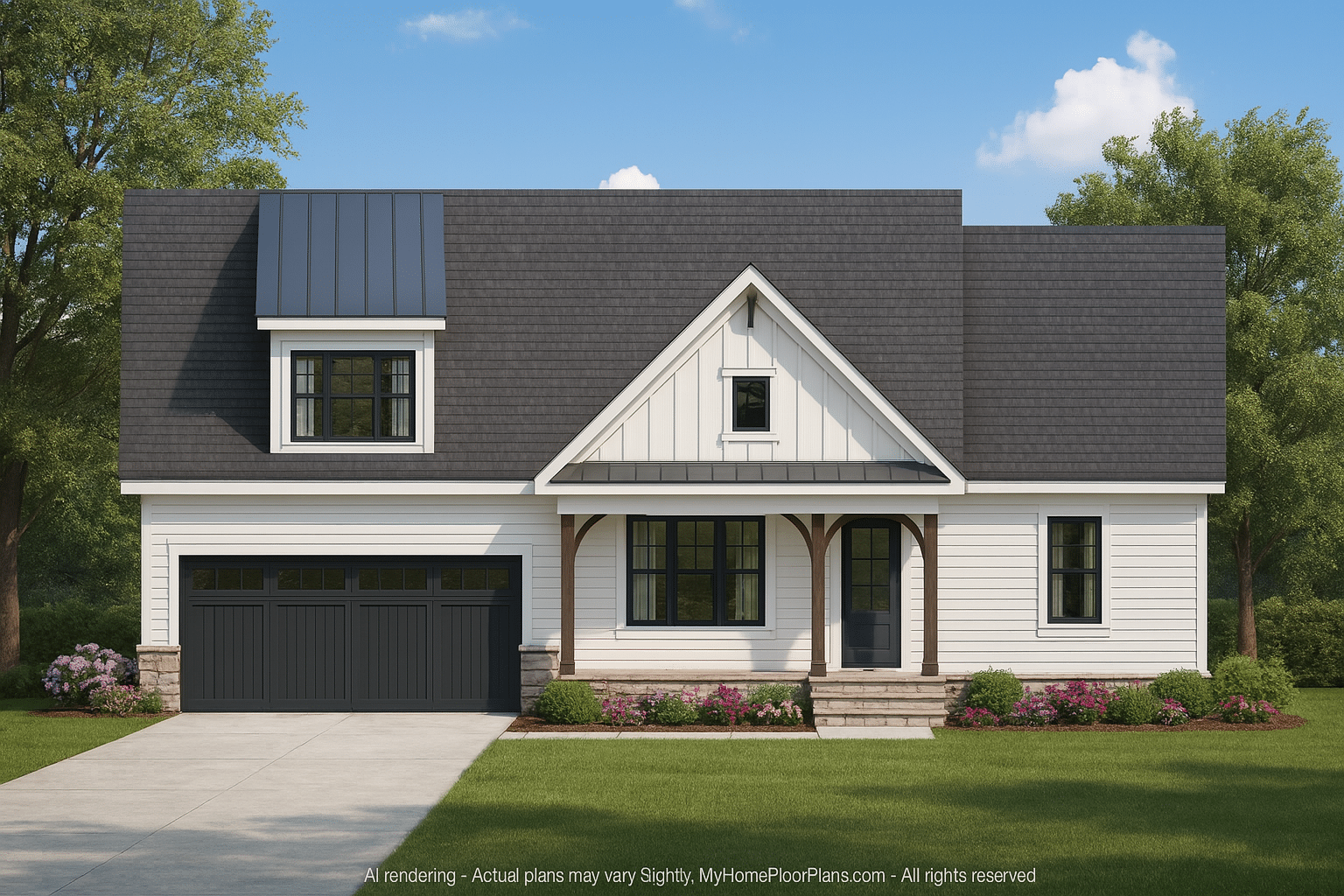 Beautiful 2-Story House Plan with Craftsman Architecture & CAD Designs
