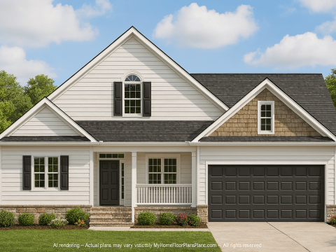 Beautiful 2-Story House Plan with Craftsman Design