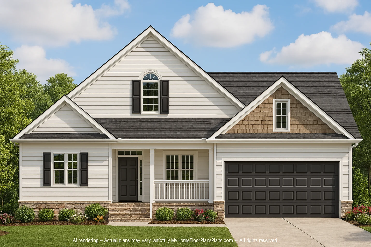 Beautiful 2-Story House Plan with Craftsman Design