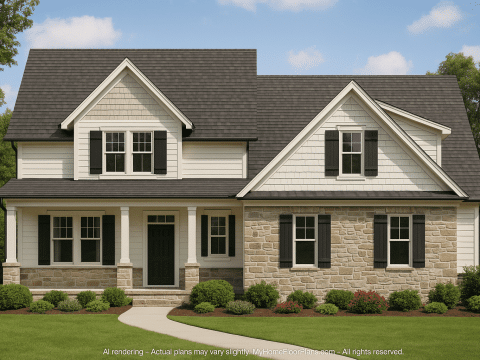 Beautiful 2-Story House Plan with Craftsman Details and CAD Designs