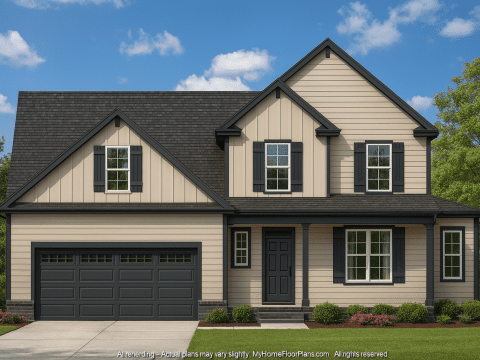 Beautiful 2-Story House Plan with Traditional CAD Designs