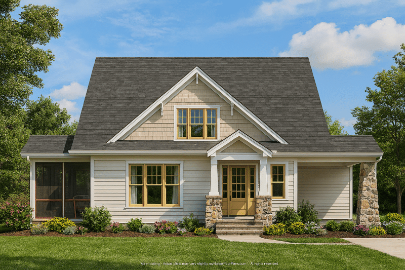 Beautiful Home Plan with Floor Plan, Blueprint, CAD Designs