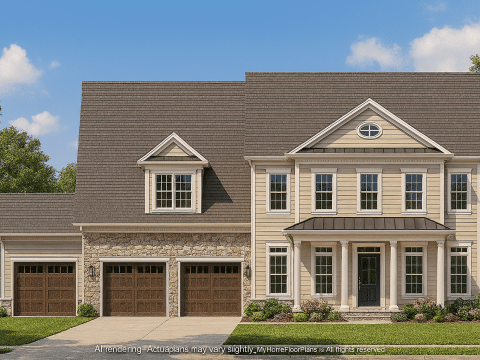 Beautiful Two-Story House Plan with CAD Designs & Modern Comfort