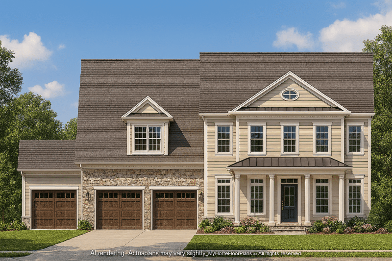 Beautiful Two-Story House Plan with CAD Designs & Modern Comfort