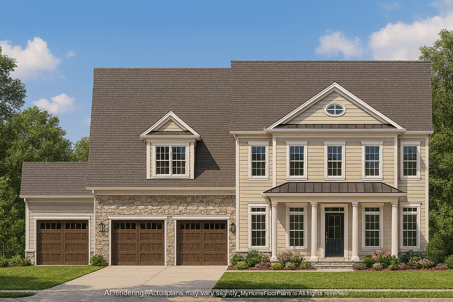 Beautiful Two-Story House Plan with CAD Designs & Modern Comfort