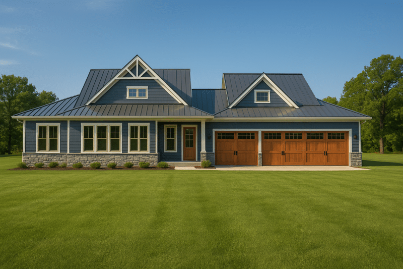 Charming 1-Story House Plan with Large Floor Plan Designs
