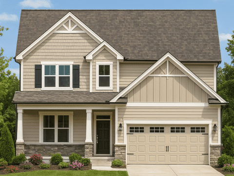 Charming 2-Story Craftsman Home Plan with Detailed CAD Designs