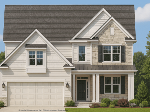 Charming 2-Story Craftsman Home Plan with Spacious Layout & CAD Designs