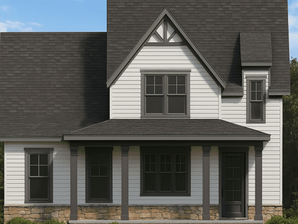 Charming 2-Story Craftsman House Plan with 3 Bedrooms & CAD Designs