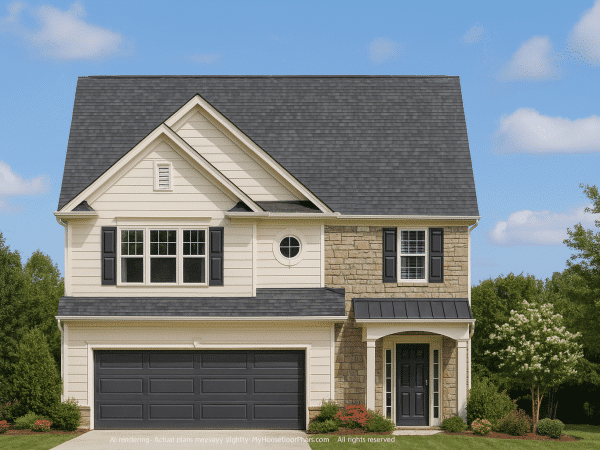 Charming 2-Story House Plan with CAD-Ready Floor Designs