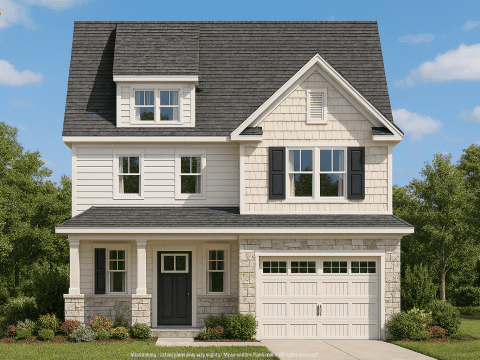 Charming 2-Story House Plan with Open Floor Layout & Craftsman Style