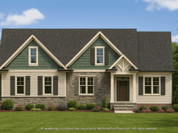 Charming 3-Bedroom Home Plan with CAD Architecture Designs
