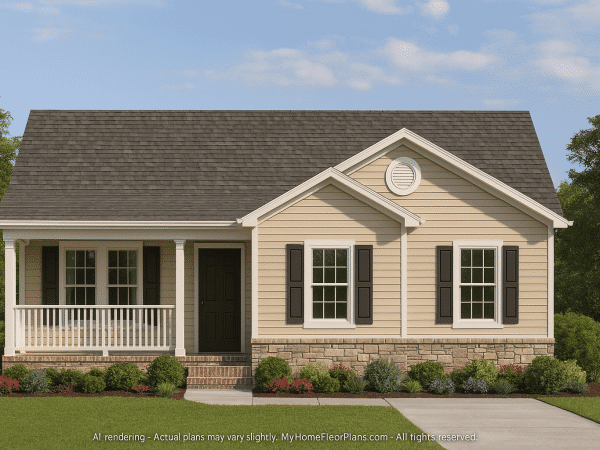Charming 34' Wide Single-Story House Plan with Flexible Bedroom Layout (2)