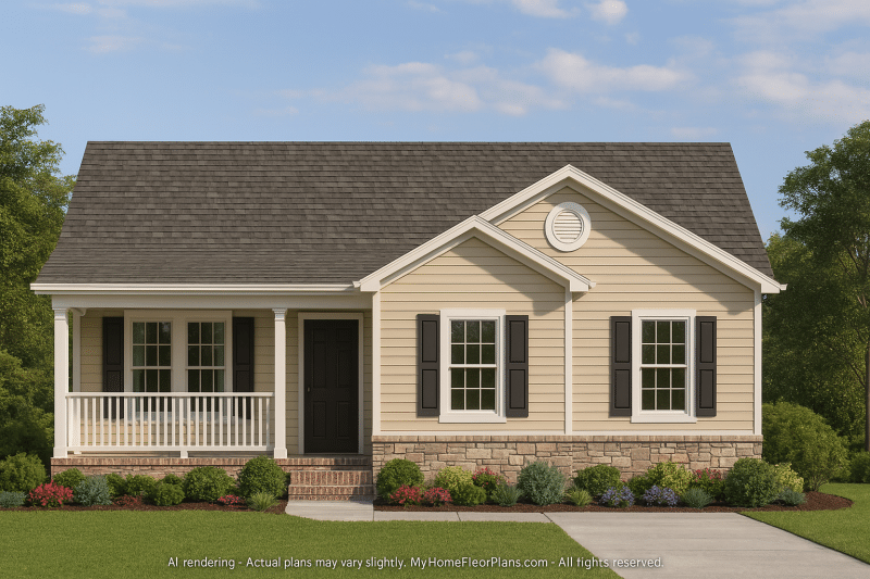 Charming 34' Wide Single-Story House Plan with Flexible Bedroom Layout (2)