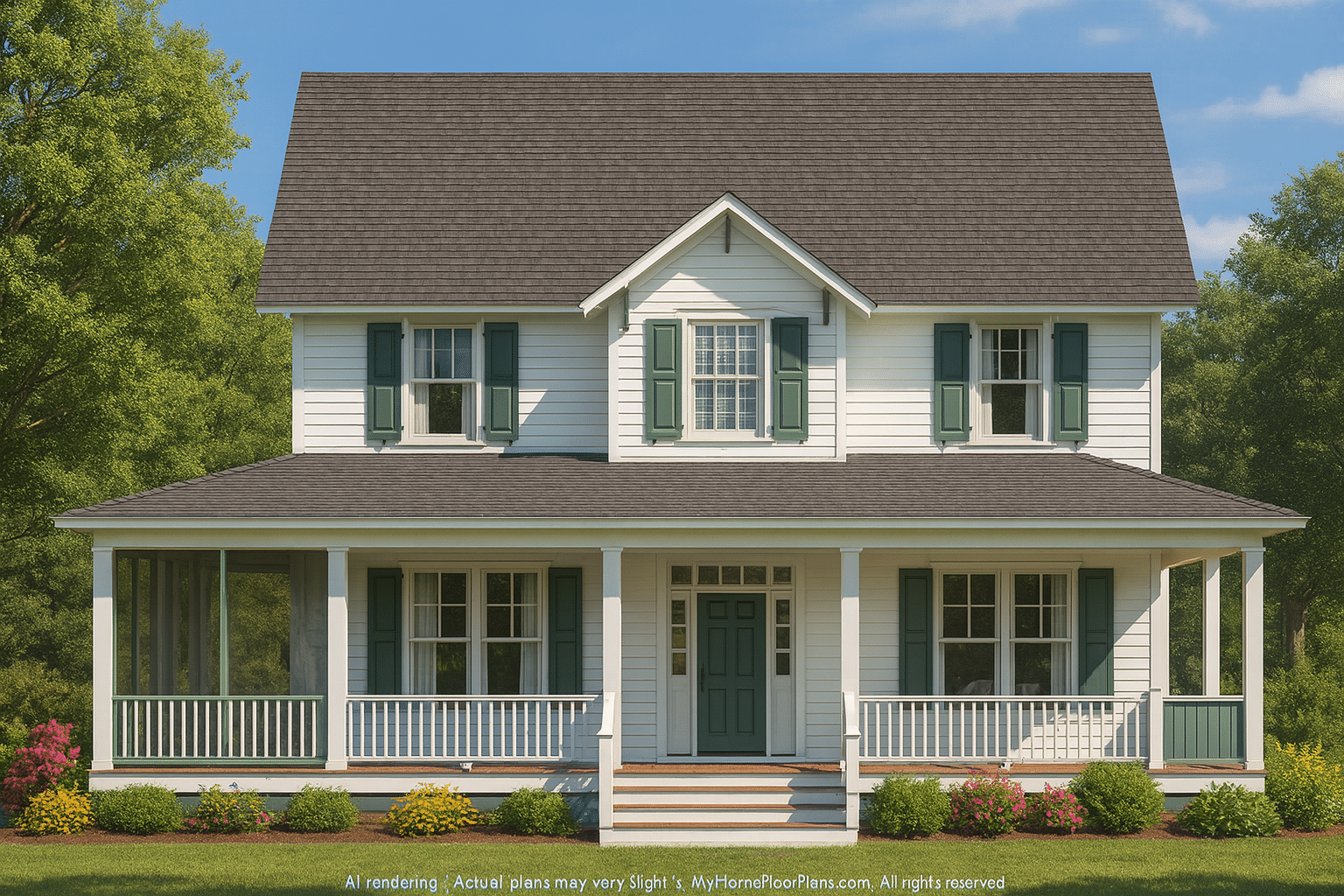 Charming Cottage Home Plan with Detailed Architecture