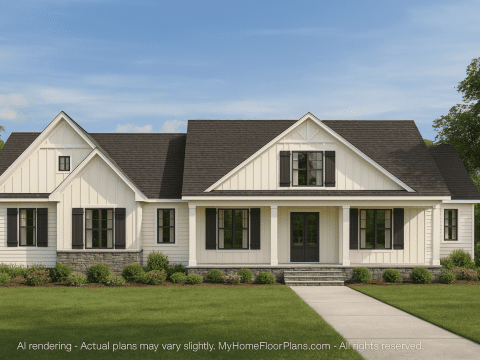 Charming Craftsman Home Plan with Modern Floor Designs