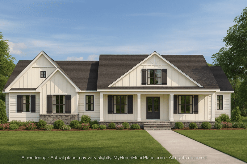 Charming Craftsman Home Plan with Modern Floor Designs