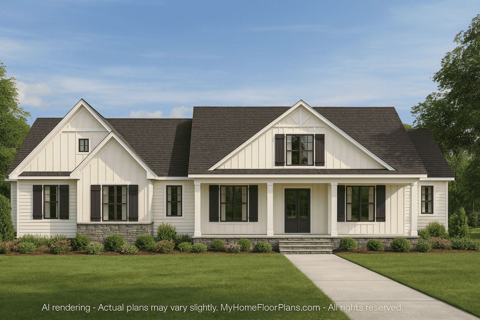Charming Craftsman Home Plan with Modern Floor Designs