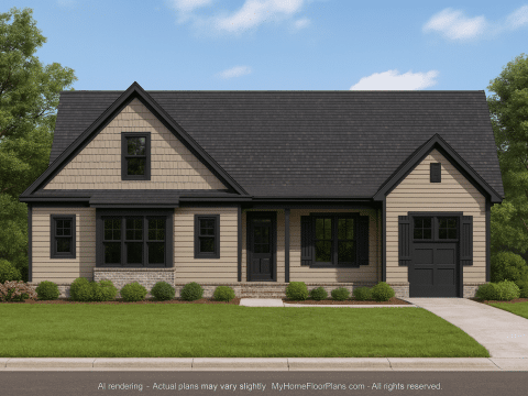 Charming Craftsman Home Plan with Open Floor Design