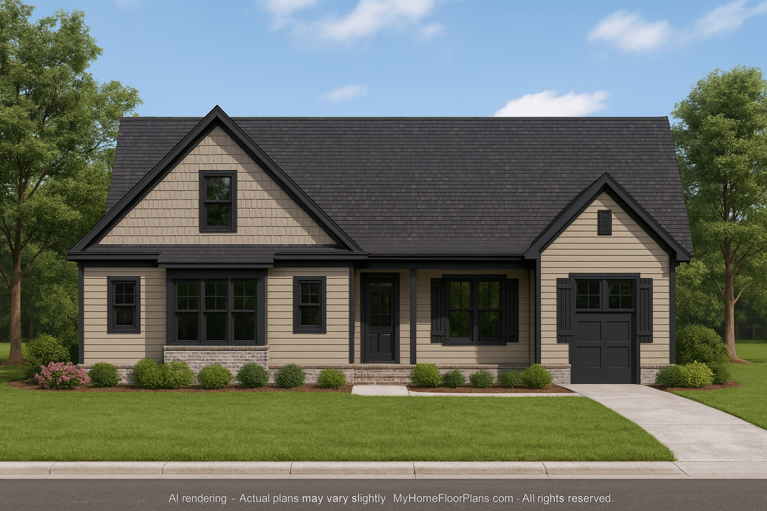 Charming Craftsman Home Plan with Open Floor Design