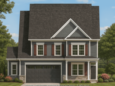 Charming Home Floor Plan with 4 Bedrooms and Open Designs