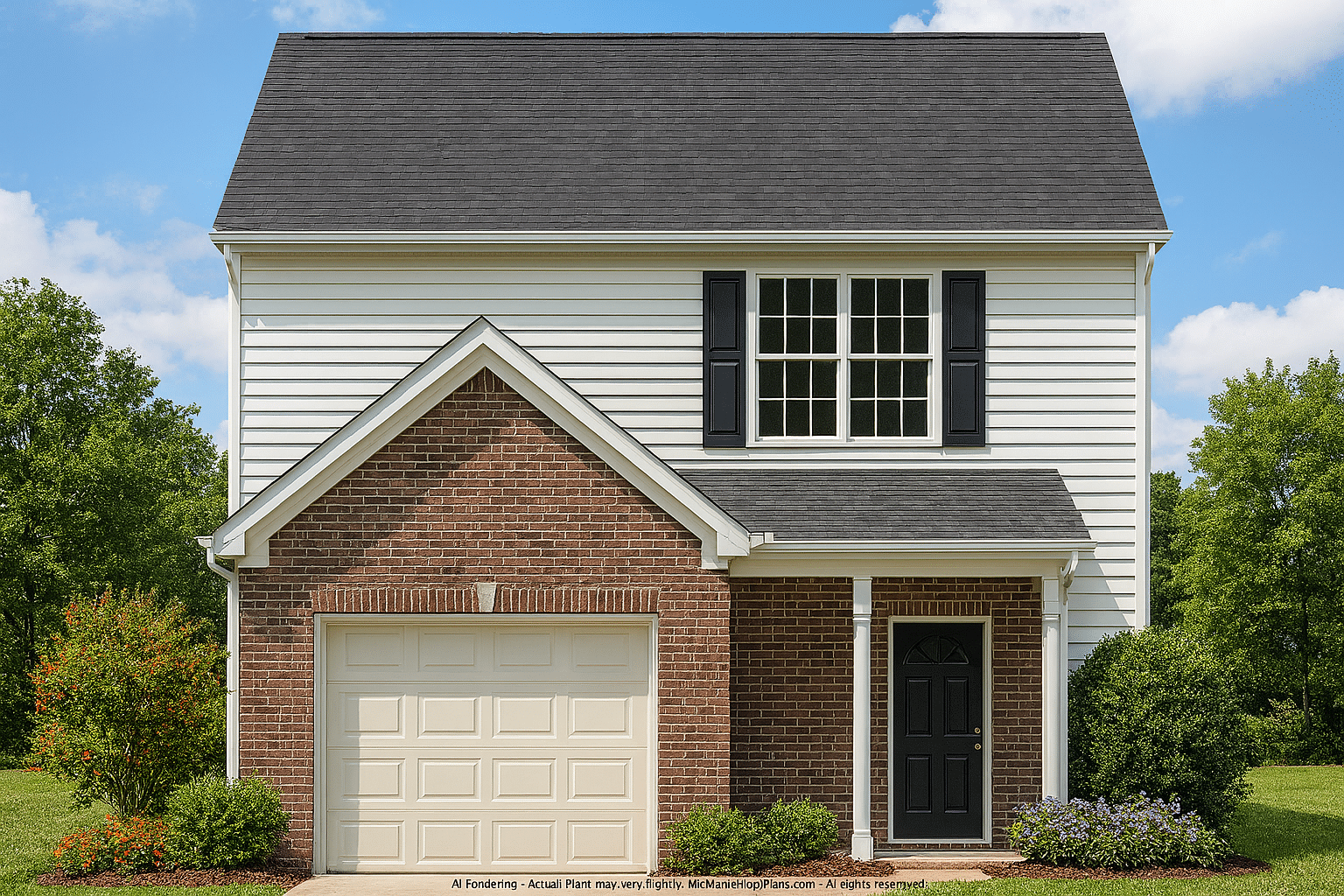 Classic 2-Story House Plan with CAD Blueprints and Timeless Design