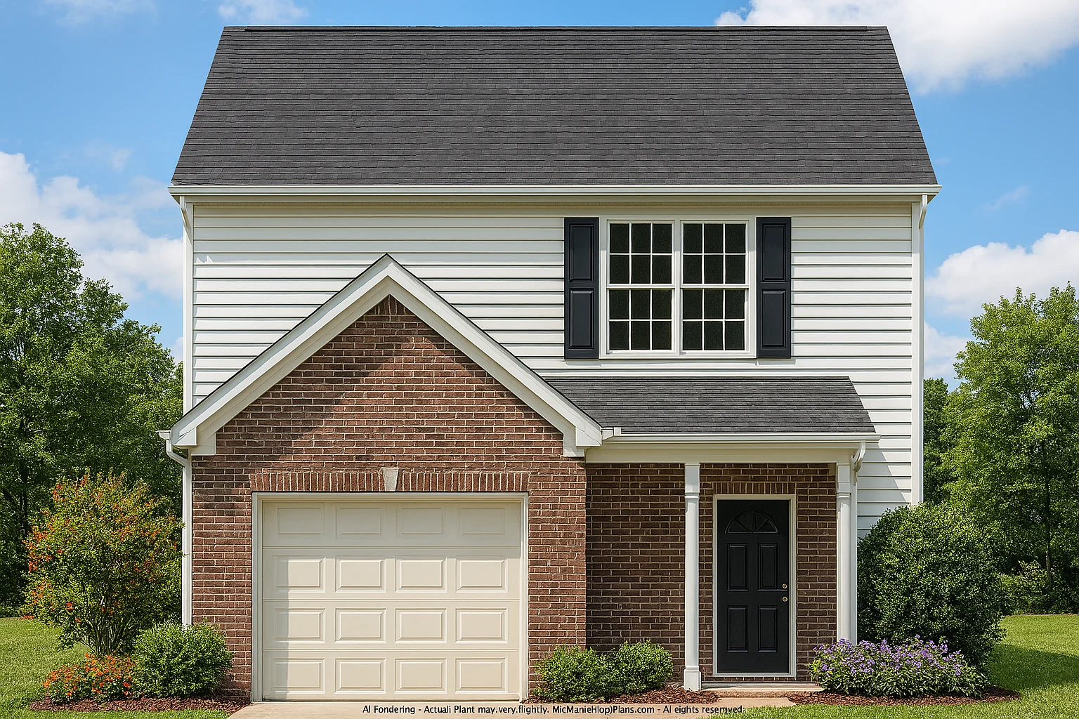 Classic 2-Story House Plan with CAD Blueprints and Timeless Design