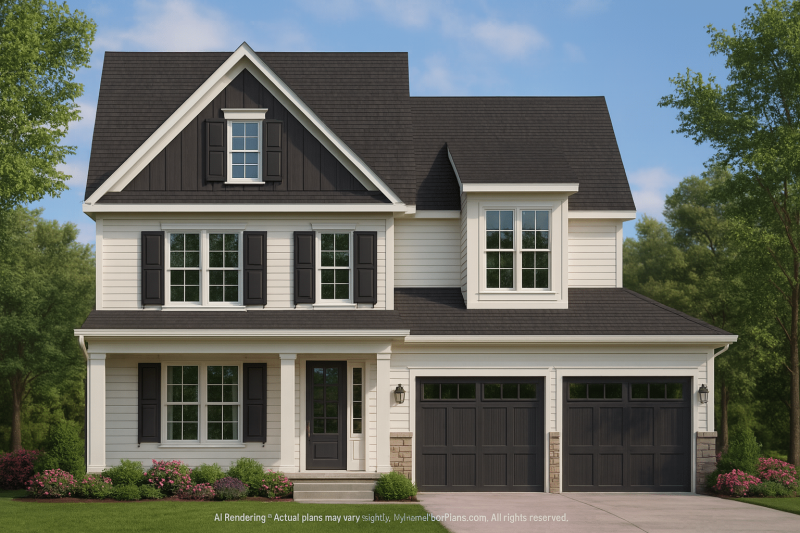 Classic 2-Story House Plan with CAD Designs and Timeless Craftsman Style