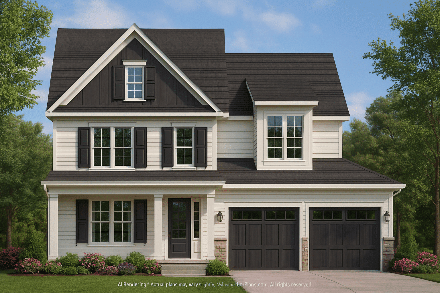 Classic 2-Story House Plan with CAD Designs and Timeless Craftsman Style