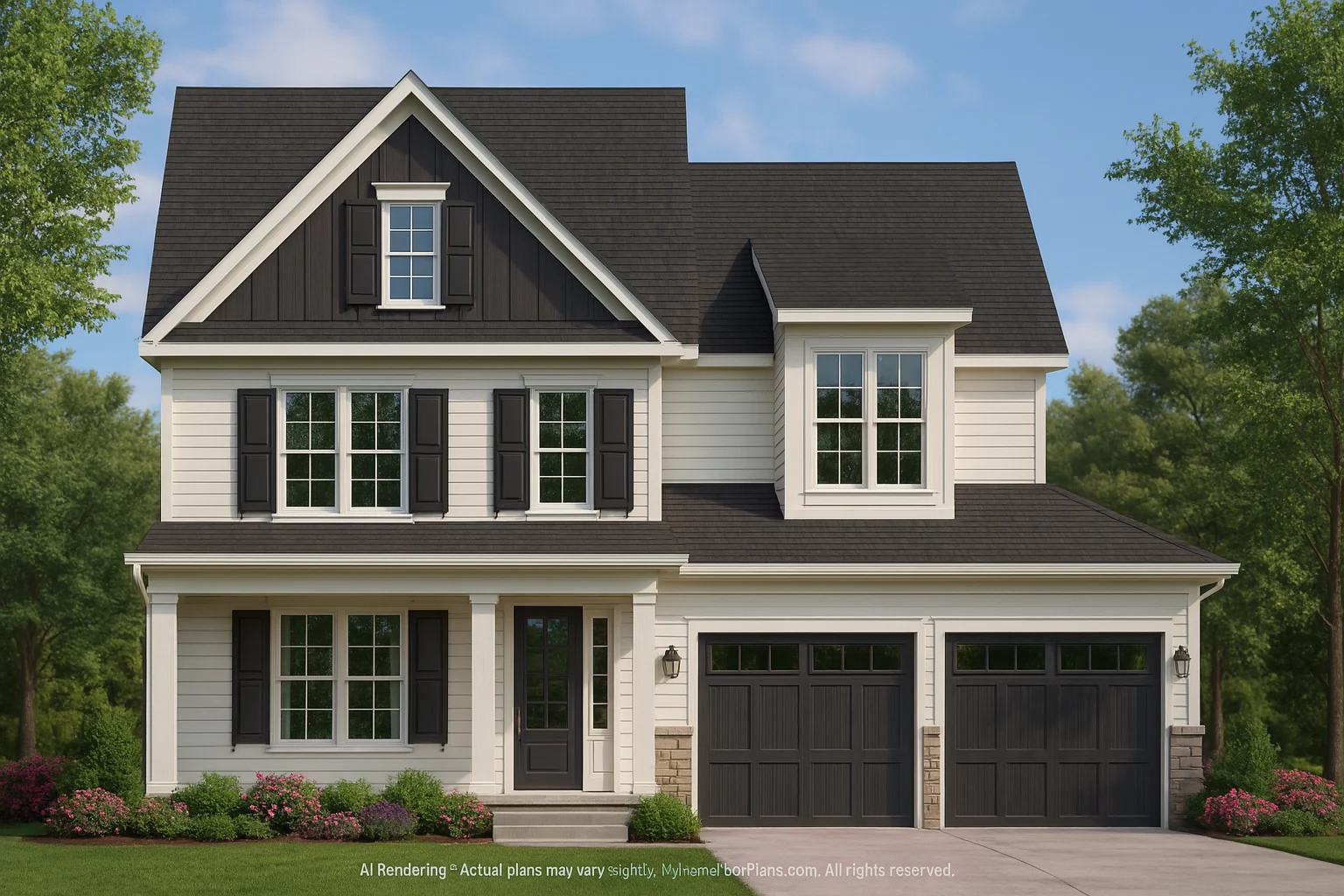Classic 2-Story House Plan with CAD Designs and Timeless Craftsman Style
