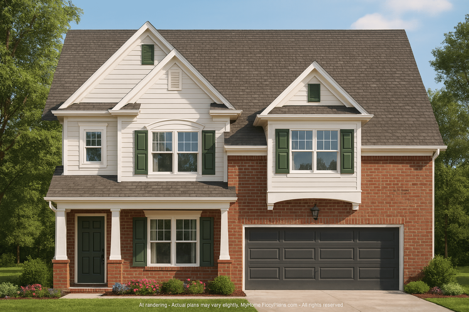 Classic Suburban House Plan with Spacious Layout and CAD Blueprints