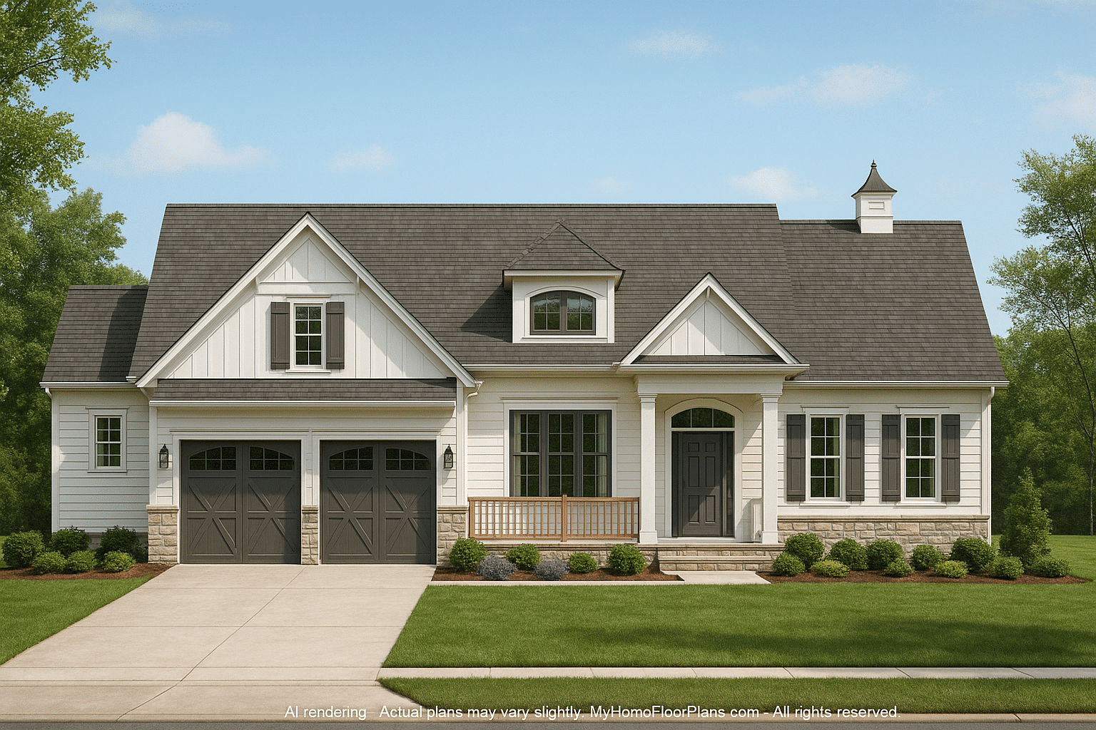 Colonial Revival Home Floor Plan with Timeless Style & CAD Blueprints